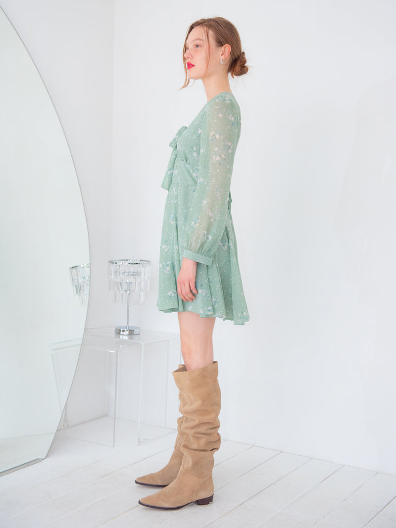 RIBBON TIED FLARE ONEPIECE_MINT (6580079296630)
