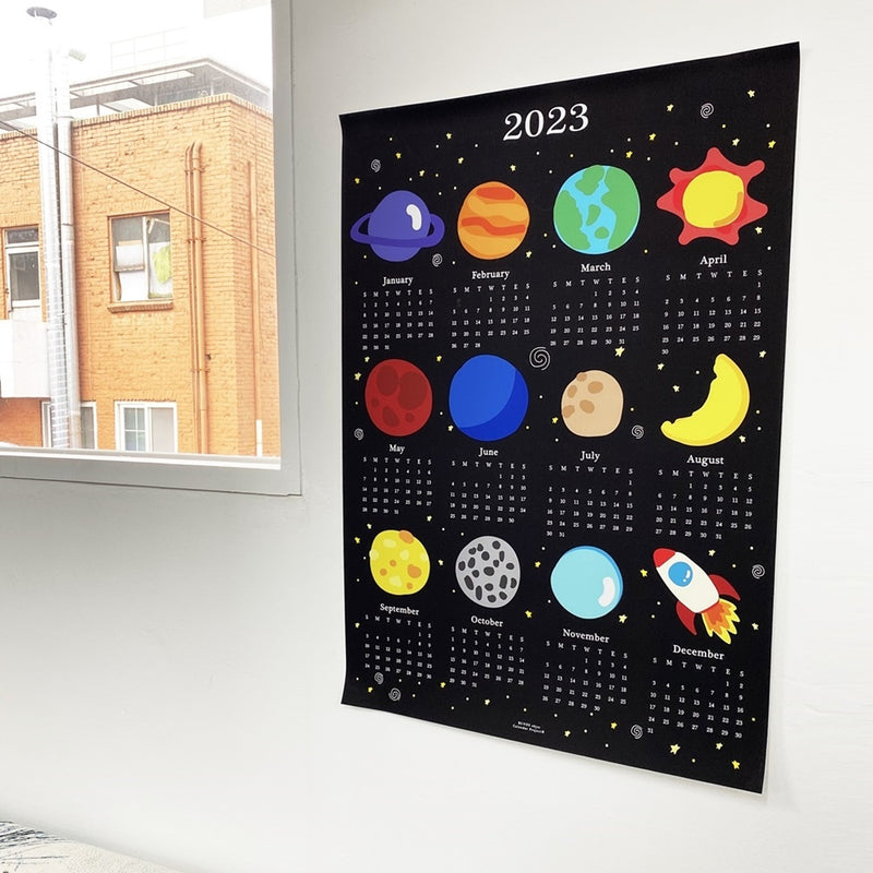 2023スペースカンバスカレンダー/2023 space canvas calendar (2size)