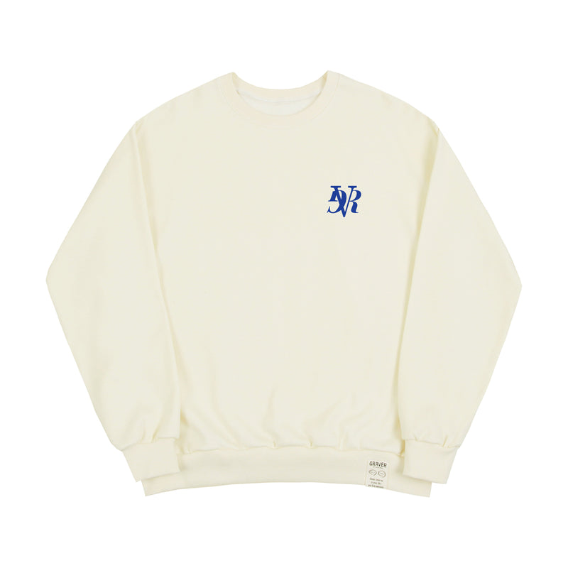 スモールレタリングロゴスウェットシャツ / Small lettering logo sweatshirt