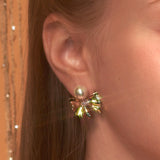 ロマンティックホリデーリボンピアス/romantic holiday ribbon earring