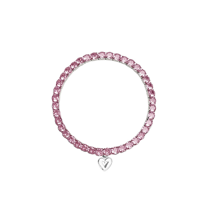 Pink Cubic Surgical Logo Bracelet