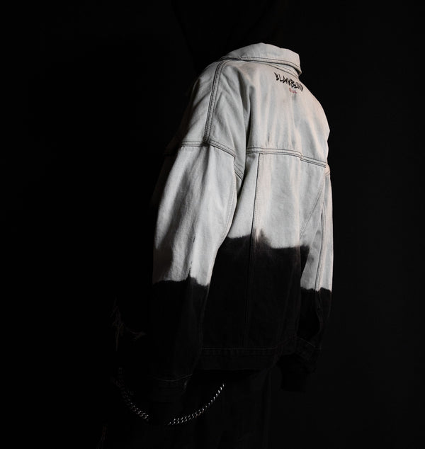 BBD Dystopia Bleached Custom Basic Denim Jacket (Black)