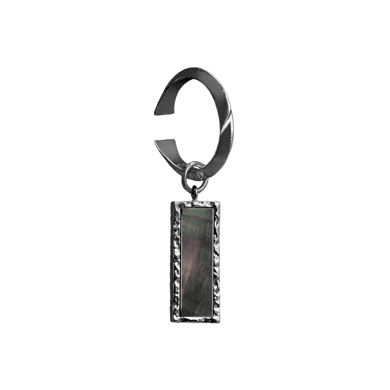 SWERVING earcuff(BLACK) -Single piece- (4630609297526)
