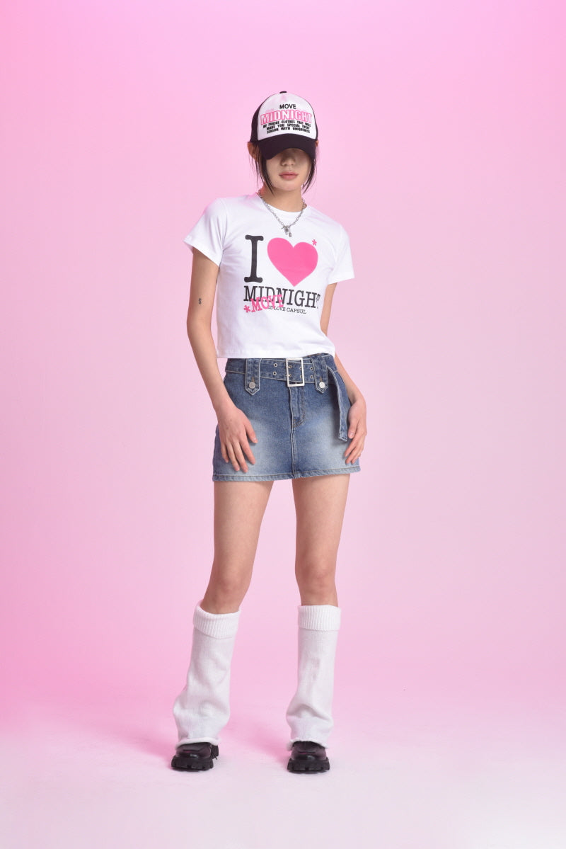 アイラブTシャツ / i love T (white)