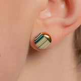 2022パントンストレイタムデイリーラウンドピアス/2022 Pantone Stratum daily round earring (BG)