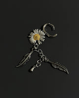 デイジーチェーンレイヤードピアス / (RFS made) daisy chain layered earring