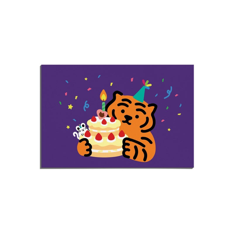 PARTY TIGER & MOUSE POST CARD (6538763567222)