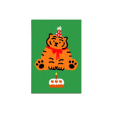CAKE TIGER RED POST CARD (6538766712950)