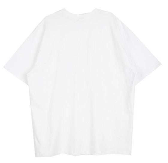 No.9510 スクエアプリント半袖Tシャツ