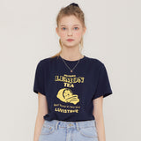 SZレモンTシャツ（ネイビー）/SZ LEMON T-SHIRT (NAVY) (4426736173174)