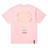 ユニバースオーバーサイズTシャツ / UNIVERSE OVERSIZED T-SHIRTS PINK / BLACK