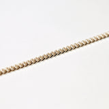 シルバークラシックチェーンブレスレット/silver classic chain bracelet (14K gold plated / no spare chain)