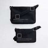 Round Stitch Crossbody Bag L (Black Edition)