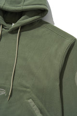 ドローコードフリースフーディー/Draw cord fleece hoodie [green]