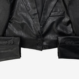 Oel Leather Crop Jacket (6687851905142)