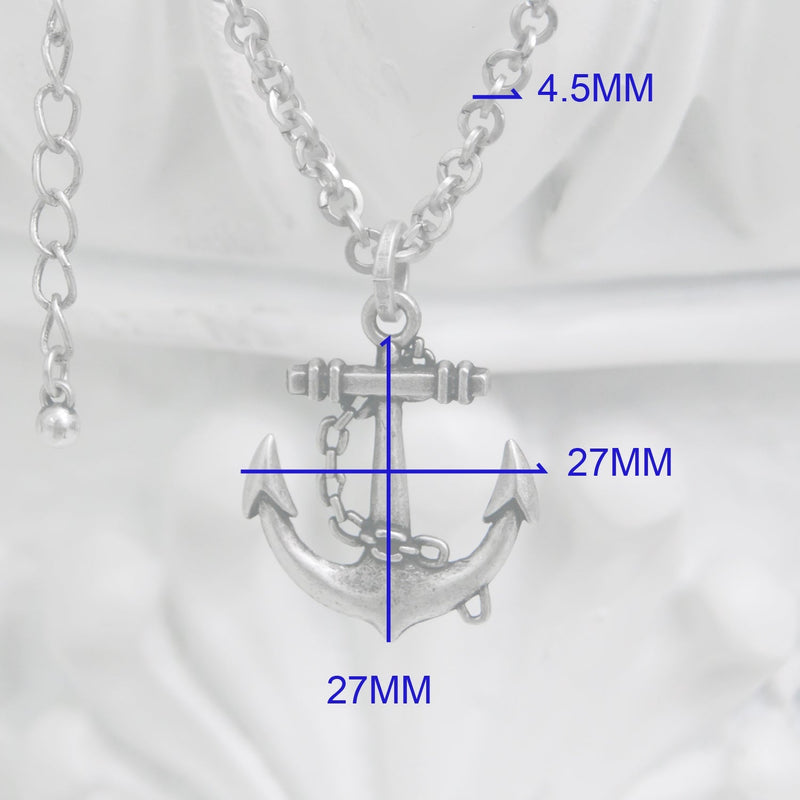 アンカー O チェーン ネックレス / [BLESSEDBULLET]anchor o chain necklace