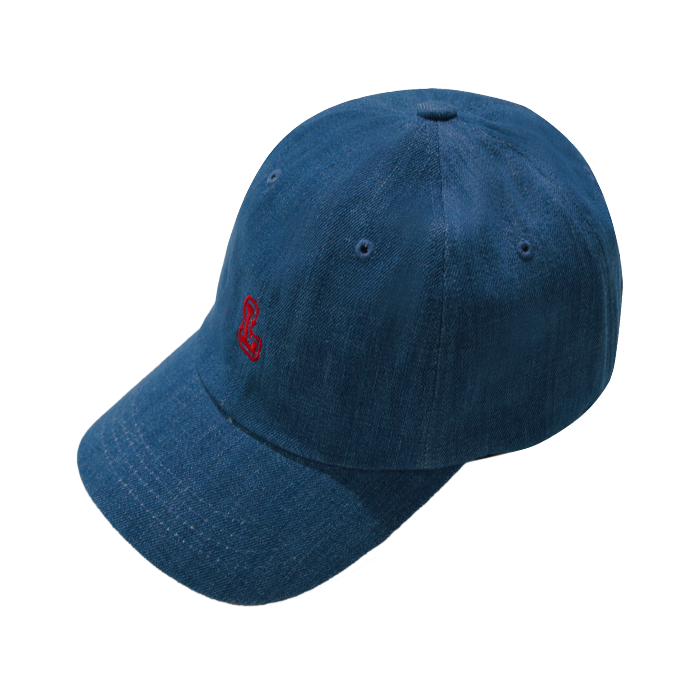 21SS DENIM BALL CAP (Deep blue) (6578204639350)