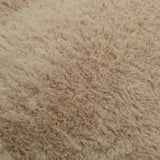 Fluffy Bow tie Fur Jacket [BEIGE] (6618907934838)