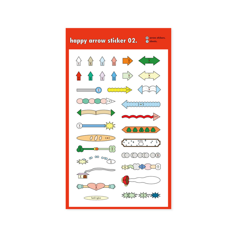 ハッピーアローステッカー02/happy arrow sticker 02