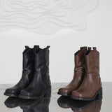 Balkan brushed western boots (6655978438774)