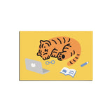 SLEEPY TIGER POST CARD (6538758226038)