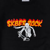 SKELETON SK8ER SWEAT SHIRT BLACK (6616277975158)