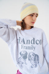 フラミリー スウェットシャツ / Framily Sweatshirts Light melange