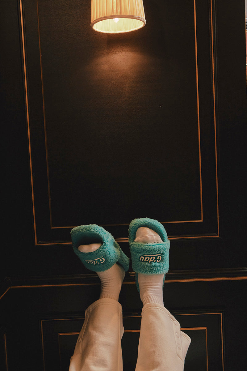 グッドデイファリーサンダル/G'day furry sandals (mint)