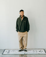 gro. By RC FLEECE BUTTON UP PULLOVER/ OLIVE