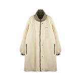 [UNISEX] ’CUL’ Reversible Padded and Fleece Parka (Ivory) (6656420642934)