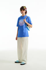 チェリープラネットポイントTシャツ／CHERRY PLANT POINT T-SHIRT [BLUE]