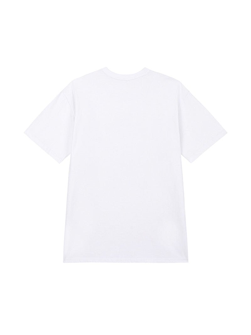 0 1 cat planet t-shirt - WHITE (6567587086454)