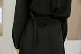 ボタンスカート / button skirt black