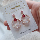 ルビーオリエンタルクイーンイヤリング / Ruby Oriental Queen Earrings