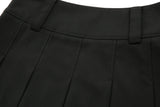 0 6 cross chain pleated skirt (6601591947382)
