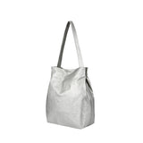 フロー バケットショルダーバッグ / Flow Bucket Shoulder Bag (silver)
