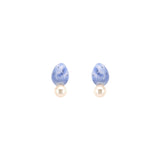 セラミックデイリーパールドロップピアス/Ceramic daily pearl drop earring(Very Peri)