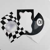 Black and white interior postcards_Lucky 8 ball (6682578419830)