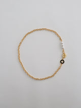 rope pearl necklace - gold (6547817037942)