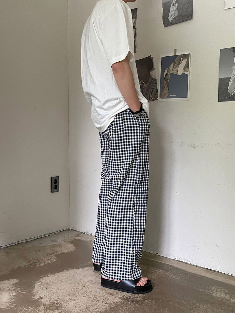 ASCLO Long Wide Check Pajama Pants (3color) (6565898125430)