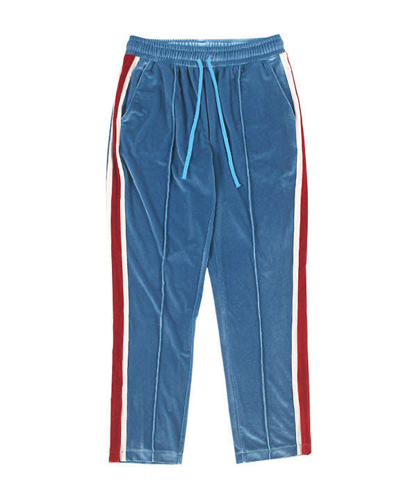 0 3 velvet lining track pants - SKY BLUE (4591690711158)