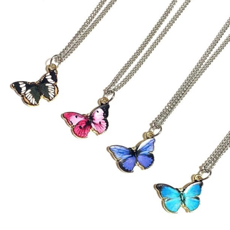 Butterfly Necklace (4 Colors) (6590324768886)