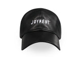 JOYMENT-BALL CAP LEATHER FONT-02 (BK) (4614366593142)