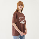 SWEET HOME T-SHORT (BROWN) (6579697418358)