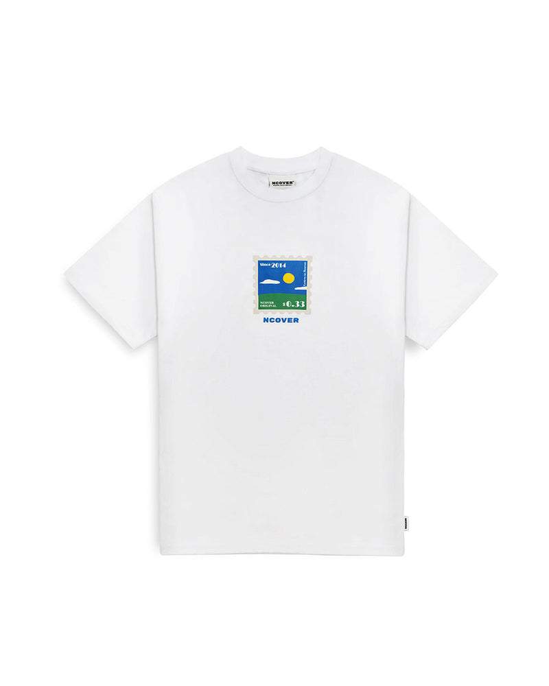 セレニティースタンプTシャツ / SERENITY STAMP TSHIRT-WHITE