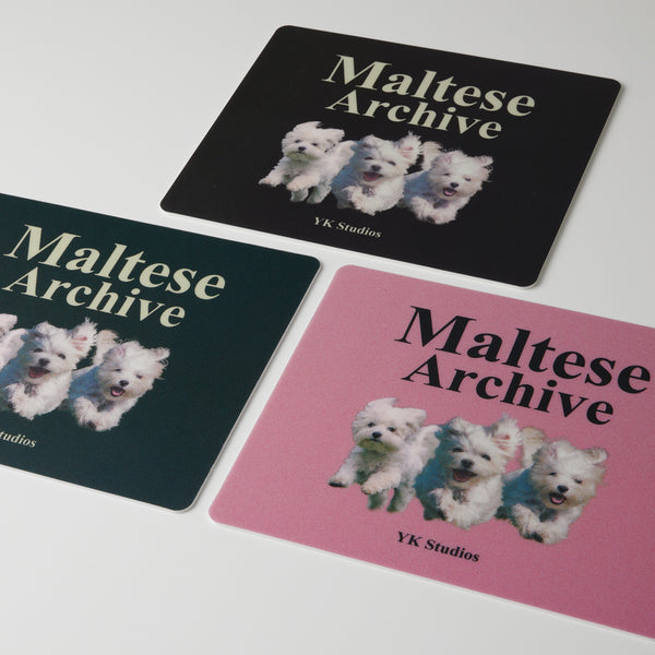 マルチーズアーカイブマウスパッド / Maltese archive mouse pad