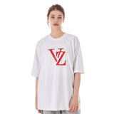 モノグラムレッドビックロゴTシャツ/Monogram Red Big Logo T-Shirts White