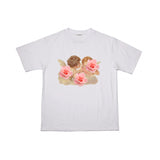 エンジェルプリントワイド半袖Tシャツ ホワイト / angel print wide short sleeve t-shirt white (4470395109494)