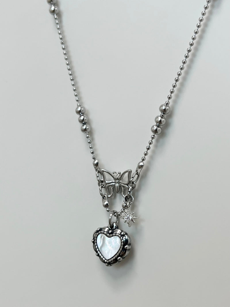アンティークハートネックレス / Antique Heart Necklace