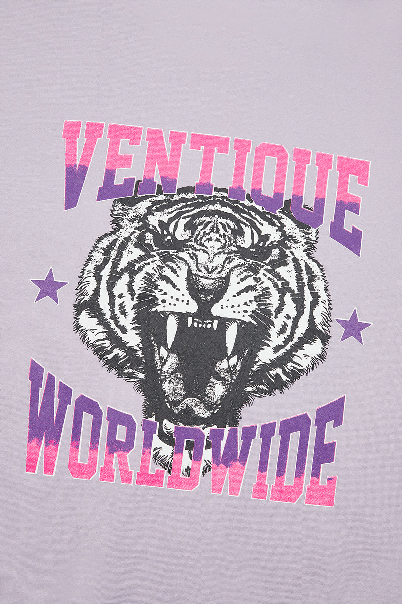 タイガーフラッフスウェットシャツ / VENTIQUE Tiger fluff mtm 3color